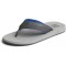 Men's Beach Flip Flop, Water Friendly, Soft and Supportive Molded Footbed