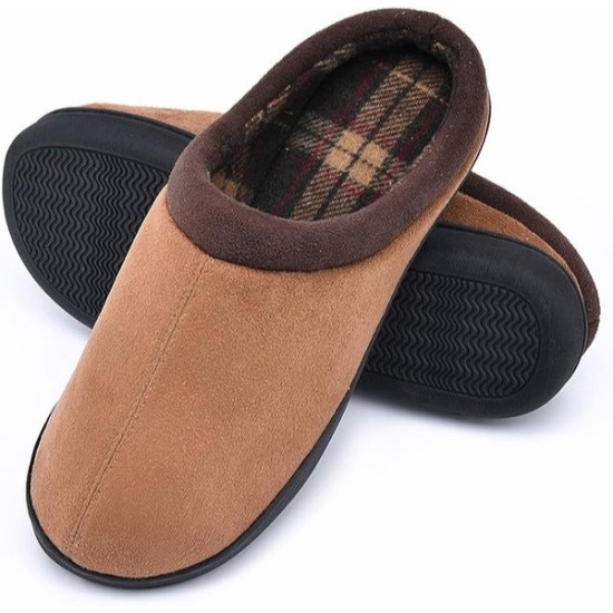 Memory Foam Mens Slippers Slip-On Comfy House Slippers for Men Indoor Outdoor Non-Slip Warm Winter Men’s Bedroom Slippers Memory Foam Mens Slippers Slip-On Comfy House Slippers for Men Indoor Outdoor Non-Slip Warm Winter Men’s Bedroom Slippers