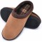 Memory Foam Mens Slippers Slip-On Comfy House Slippers for Men Indoor Outdoor Non-Slip Warm Winter Men’s Bedroom Slippers